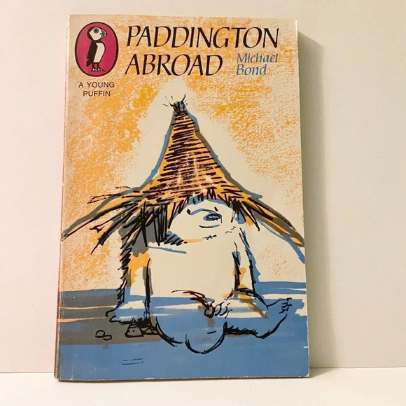 Vintage 1968 Paddington Abroad and 1969 Paddington at Work Young Puffin Books - Picture 4 of 16